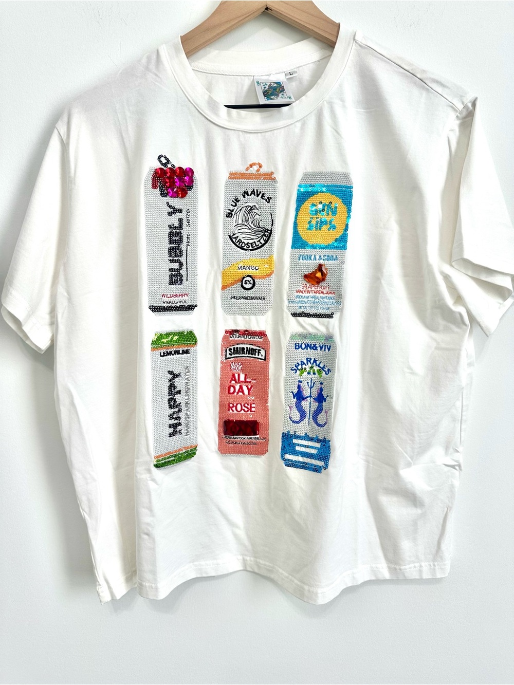 NWOT | Queen of Sparkles | Seltzer Tee